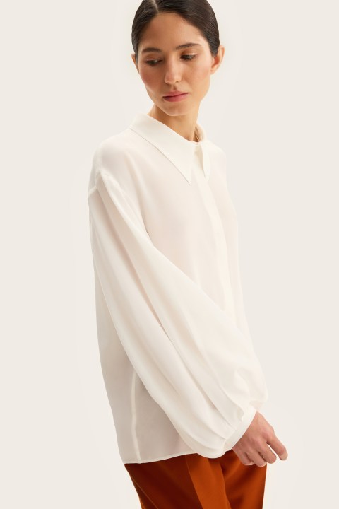 Блуза с объемными рукавами Simone