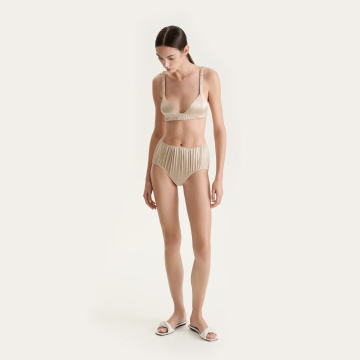 Трусы с завышенной талией из натурального шелка Ayris Silk